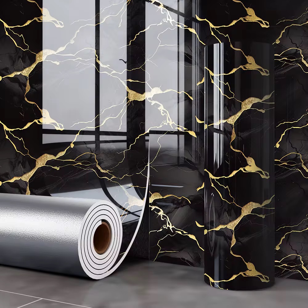 Premium Marble Finish Wall Panels – Peel & Stick Waterproof Wallpaper